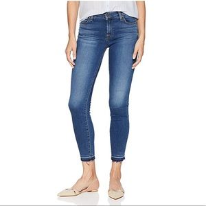 7 For All Mankind Ankle Gwenevere Raw Hem Jeans